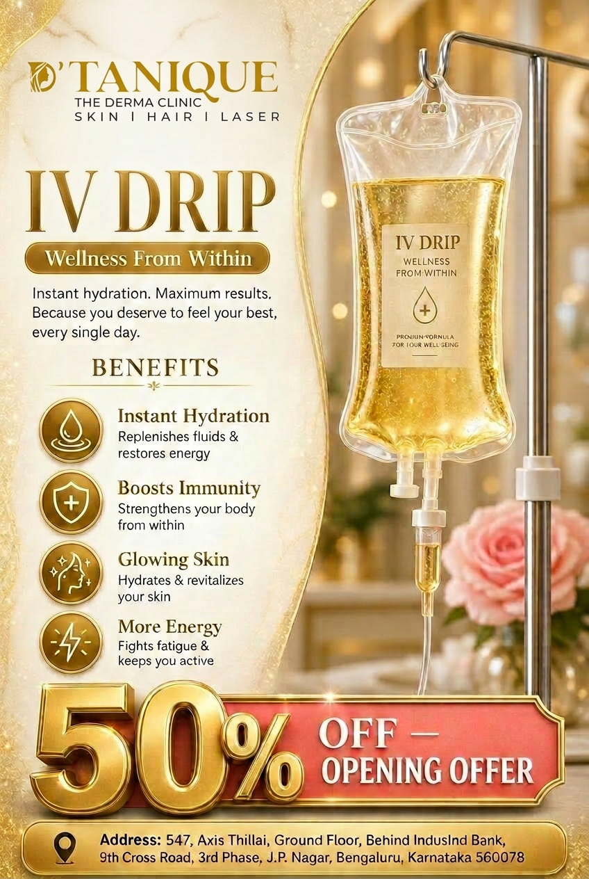 IV Drip wellness 50% off opening offer